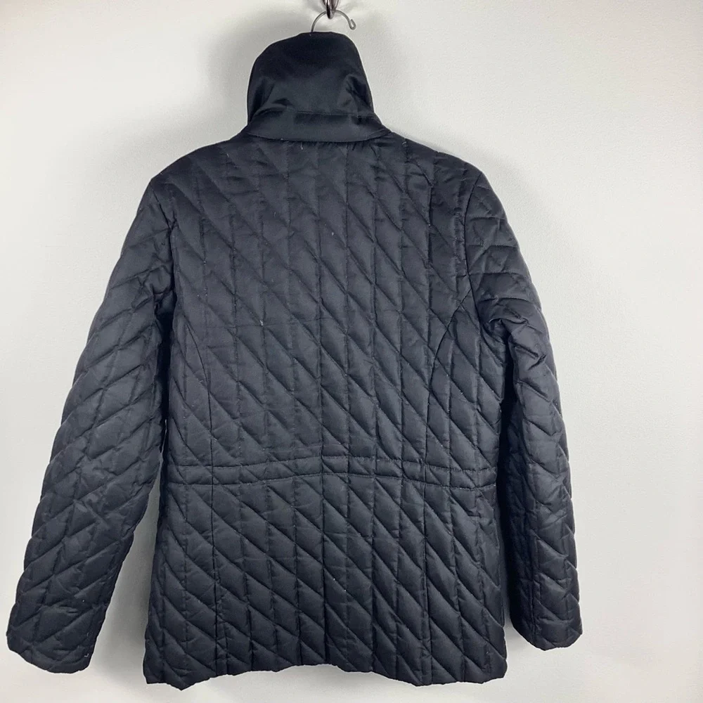 Eddie‎ Bauer Women’s Premium Goose Down Quilted Barn Jacket Black Size Small